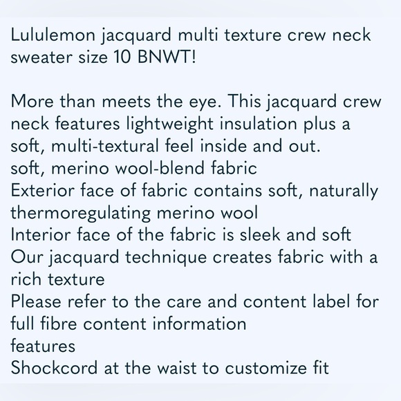 lululemon athletica Green Sweater - Picture 4 of 7